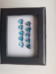 Topaze Swiss Blue Trillion