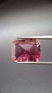 Bicolore pink turmalin