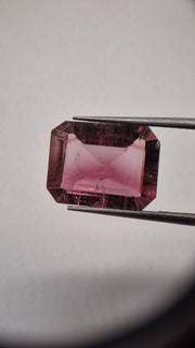 Bicolore pink turmalin
