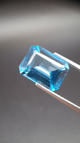 Pair of Swiss Blue Topaze