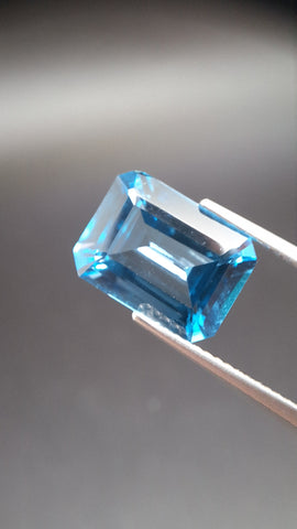 Pair of Swiss Blue Topaze