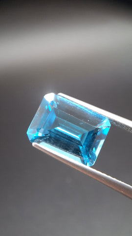 Pair of Swiss Blue Topaze