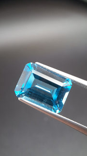Pair of Swiss Blue Topaze