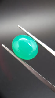 Chrysoprase cabochon