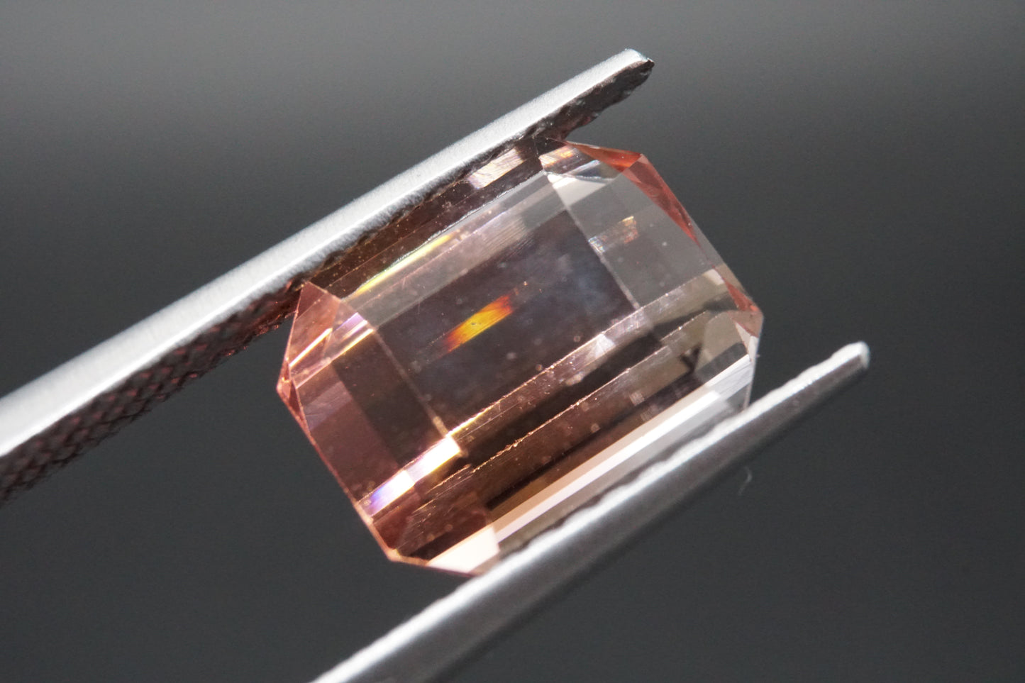 Natürlicher Turmalin aus Afghanistan – 3,36 ct – Achteckiger Stufenschliff – Unbehandelt