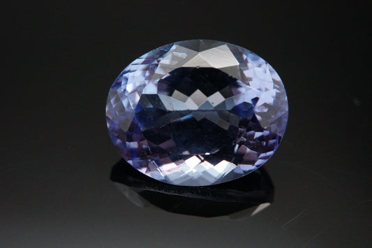 Natürlicher Tansanit aus Tansania – 4,12 ct – Ovalschliff – Unbehandelt