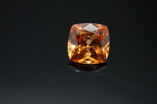 Natürlicher Spessartin-Granat aus Namibia – 1,07 ct – Kissenschliff – Unbehandelt