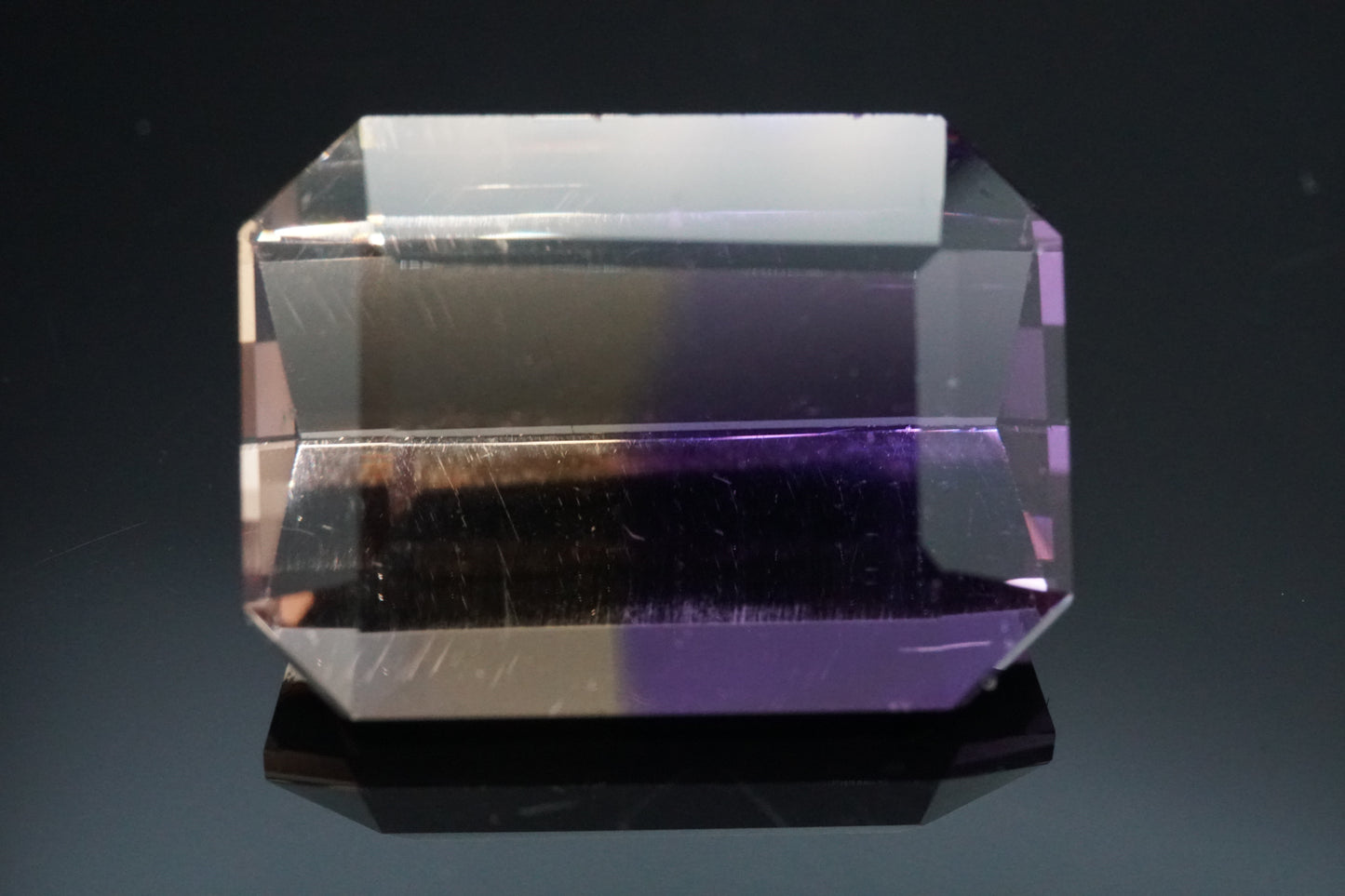 Ametrin Naturell aus Brasilien – 14,84 ct – Emerald Cut