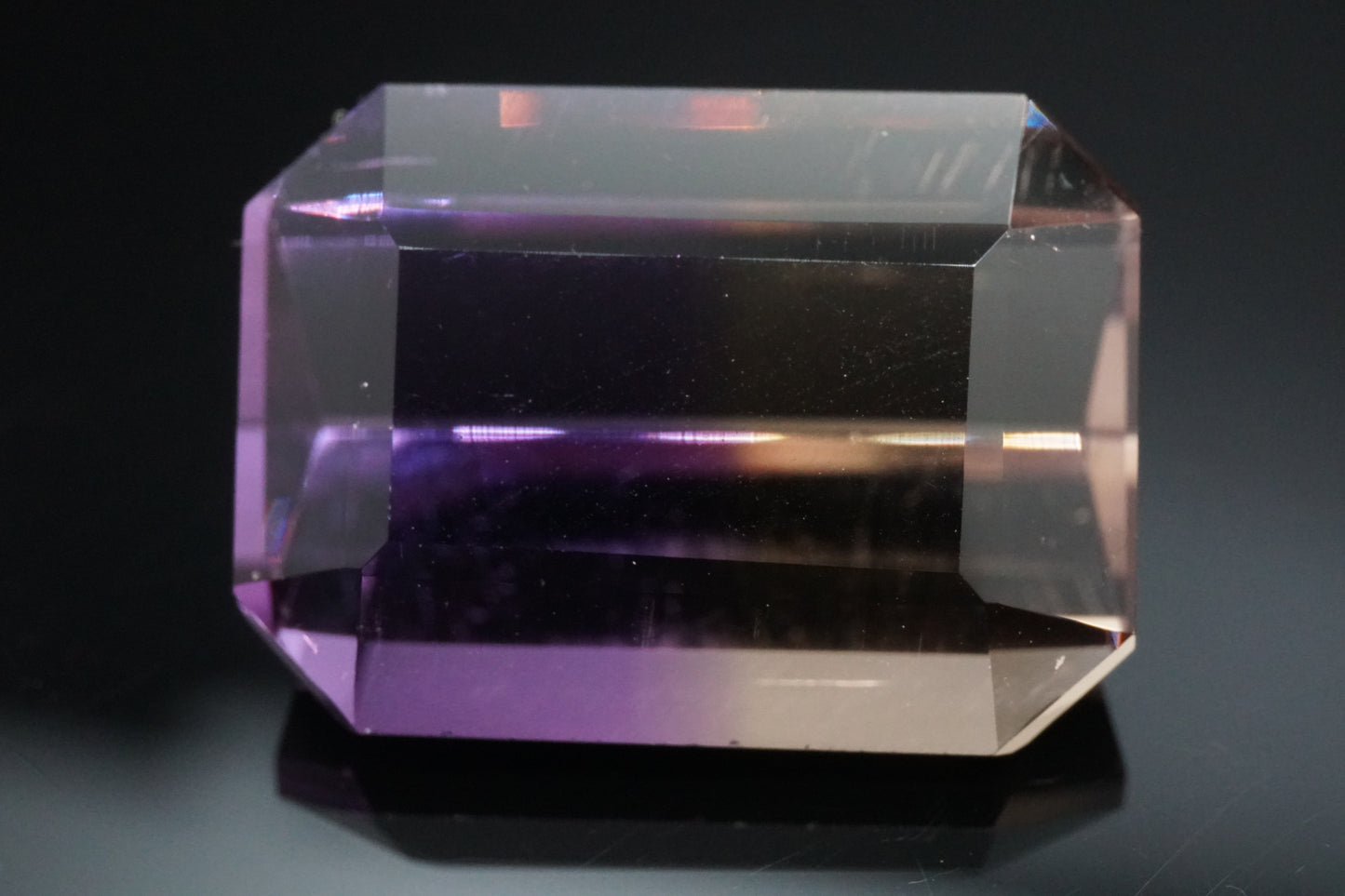 Ametrin Naturell aus Brasilien – 14,84 ct – Emerald Cut