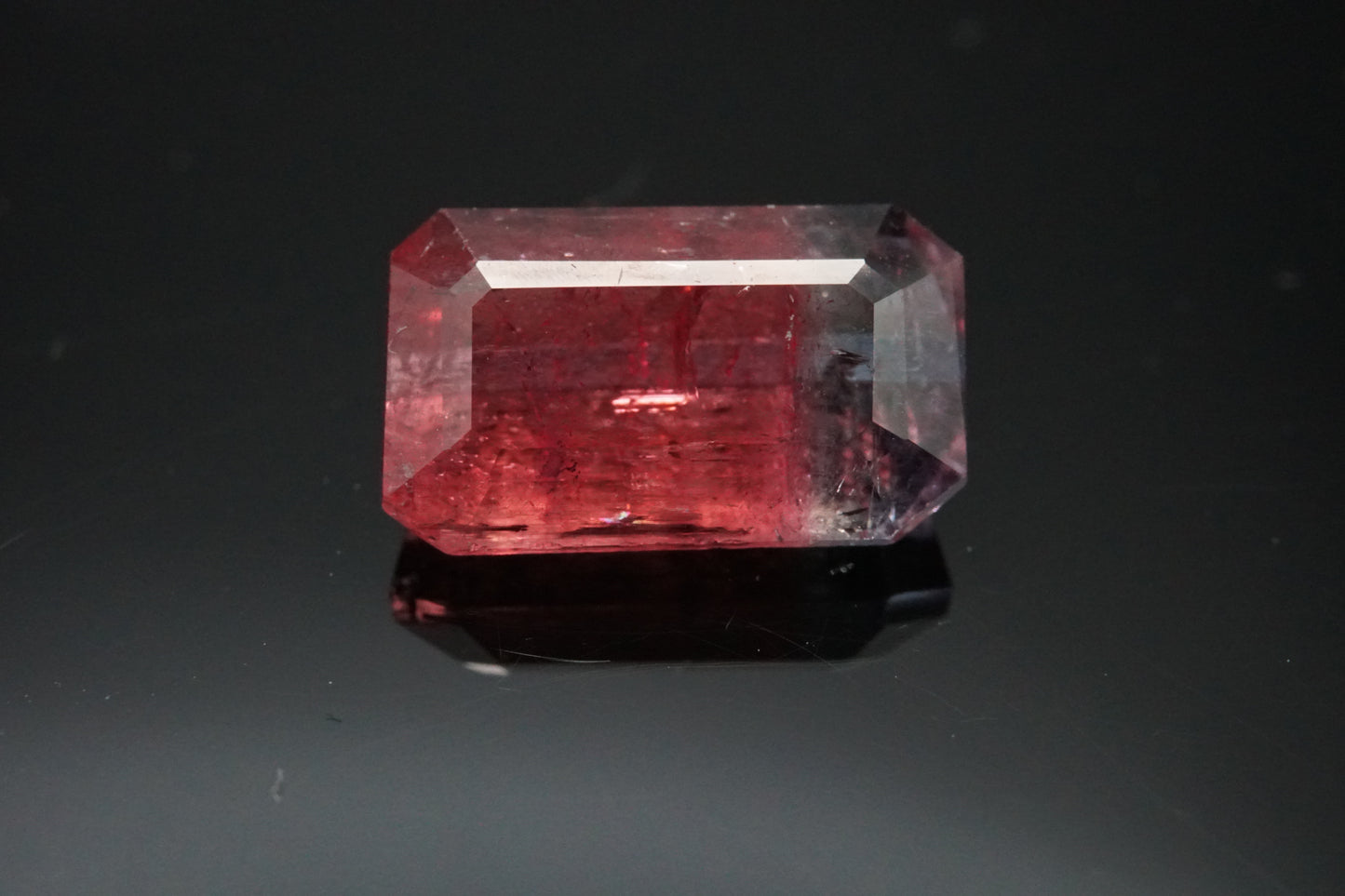 Natürlicher bicolorer Turmalin 2,61 ct Afghanistan unbehandelt