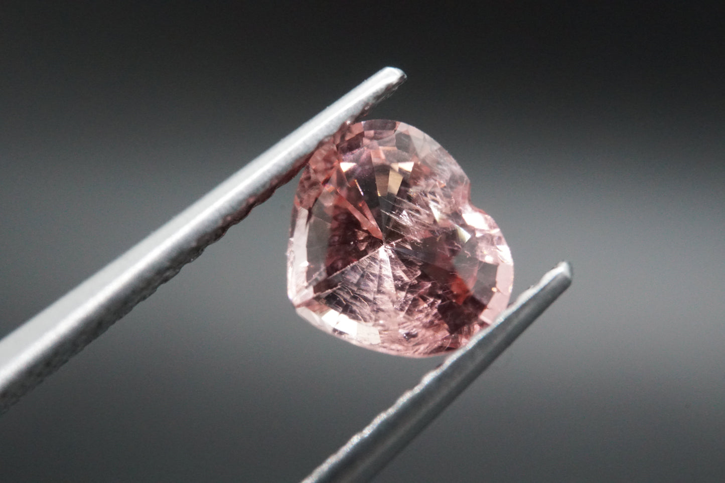 Natürlicher blassrosa Turmalin 1,01 ct Madagaskar unbehandelt