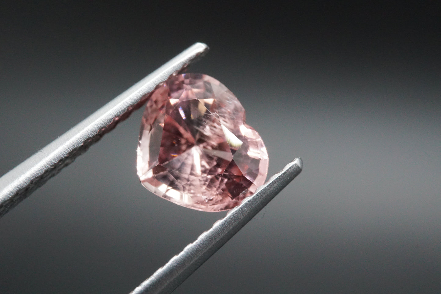 Natürlicher blassrosa Turmalin 1,01 ct Madagaskar unbehandelt