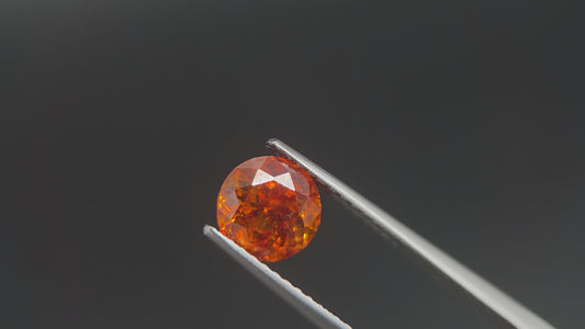 Exklusive Sphalerit – Brillanter Rundschliff & Maximales Feuer – 1,73 ct