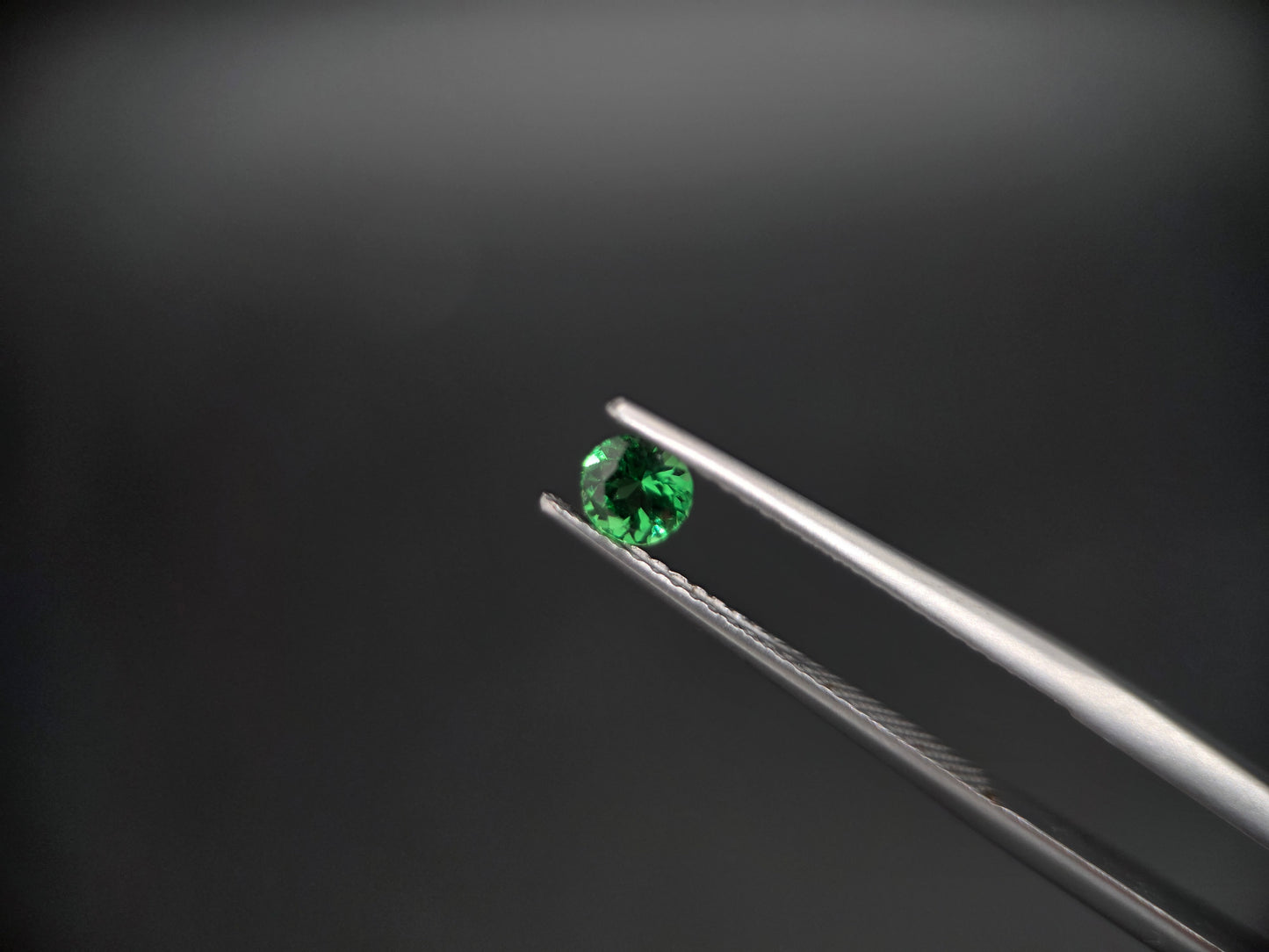 Edler Tsavorit Granat – Brillanter Rundschliff – 0,32 ct