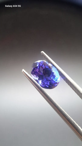 Tanzanite Oval Gemstone – Rare Blue-Violet Gem | Ideal for Jewelry, Tucson Gem Show 2025 Pick
