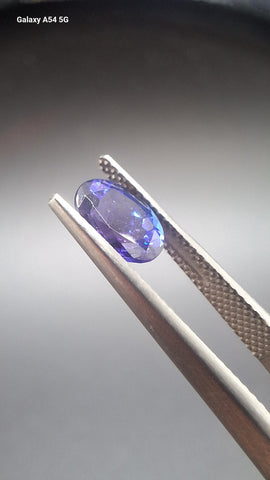 Tanzanite Oval Gemstone – Rare Blue-Violet Gem | Ideal for Jewelry, Tucson Gem Show 2025 Pick