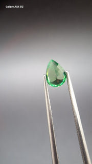 Tsavorite garnet pear