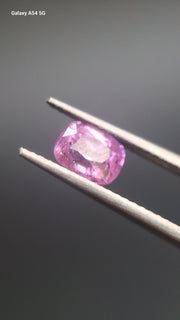 Natural Pink Sapphire Gemstone – Oval Cut Pink Saphir | Rare Pink Gem for Jewelry & Engagement Rings

