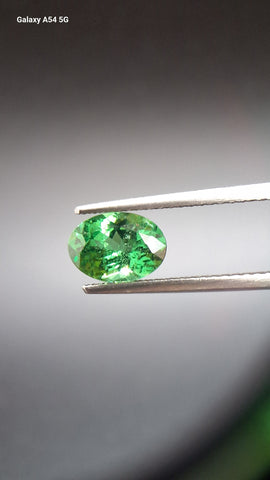 Tsavorit garnet Oval