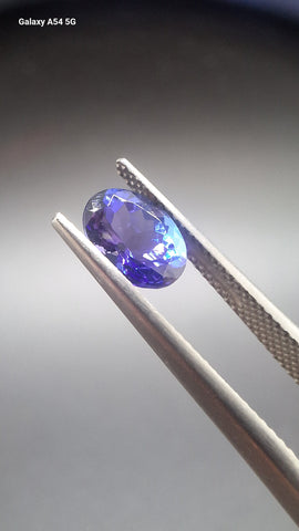 Tanzanite Oval Gemstone – Rare Blue-Violet Gem | Ideal for Jewelry, Tucson Gem Show 2025 Pick