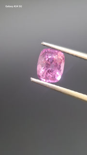 Natural Pink Sapphire Gemstone – Oval Cut Pink Saphir | Rare Pink Gem for Jewelry & Engagement Rings

