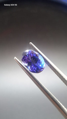 Tanzanite Oval Gemstone – Rare Blue-Violet Gem | Ideal for Jewelry, Tucson Gem Show 2025 Pick