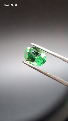 Tsavorit garnet Oval