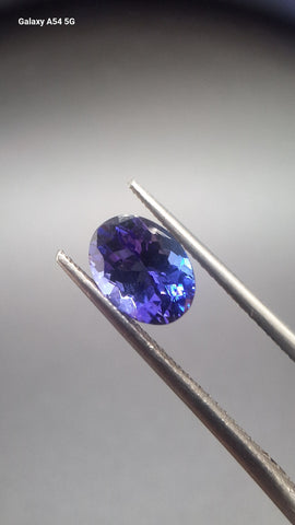 Tanzanite Oval Gemstone – Rare Blue-Violet Gem | Ideal for Jewelry, Tucson Gem Show 2025 Pick