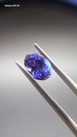Tanzanite Oval Gemstone – Rare Blue-Violet Gem | Ideal for Jewelry, Tucson Gem Show 2025 Pick