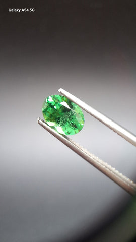 Tsavorit garnet Oval