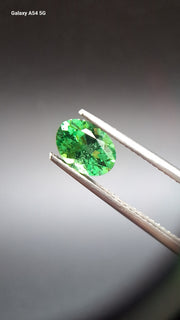 Tsavorit garnet Oval