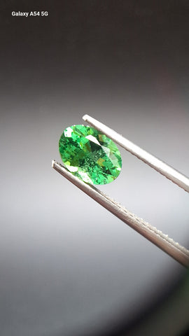 Tsavorit garnet Oval