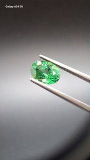 Tsavorit garnet Oval