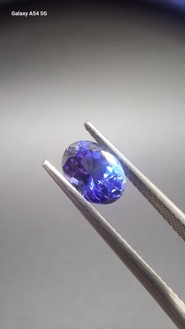Tanzanite Oval Gemstone – Rare Blue-Violet Gem | Ideal for Jewelry, Tucson Gem Show 2025 Pick