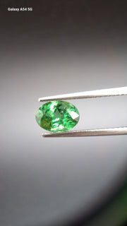 Tsavorit garnet Oval