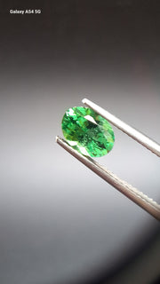 Tsavorit garnet Oval