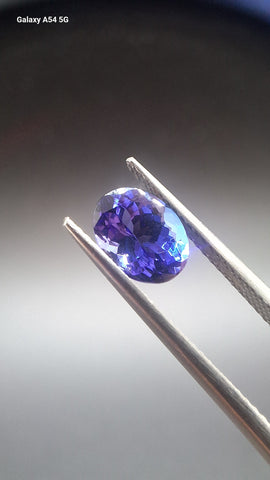 Tanzanite Oval Gemstone – Rare Blue-Violet Gem | Ideal for Jewelry, Tucson Gem Show 2025 Pick