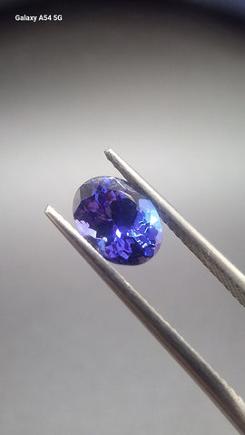Tanzanite Oval Gemstone – Rare Blue-Violet Gem | Ideal for Jewelry, Tucson Gem Show 2025 Pick